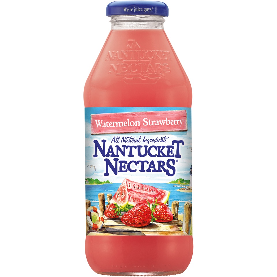 slide 1 of 2, Nantucket Nectars Nantucket Juice Cocktail - Watermelon Strawberry, 16 fl oz