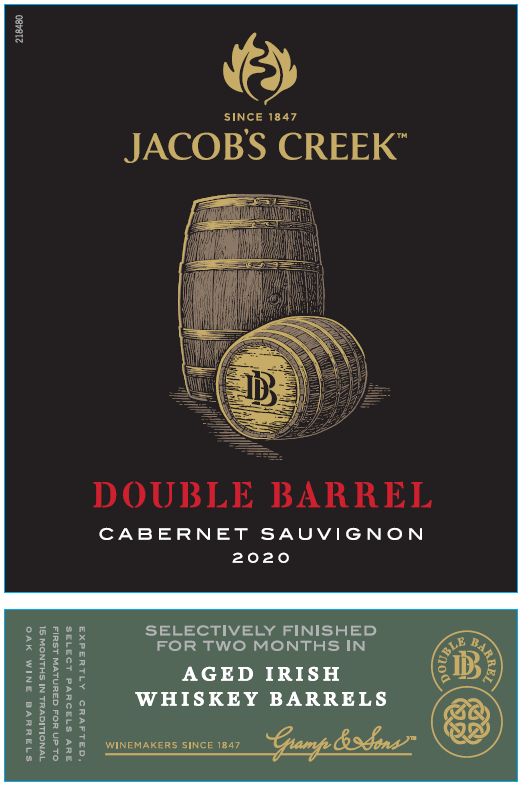 slide 5 of 7, Jacob's Creek Double Barrel Cabernet Sauvignon, 750 ml