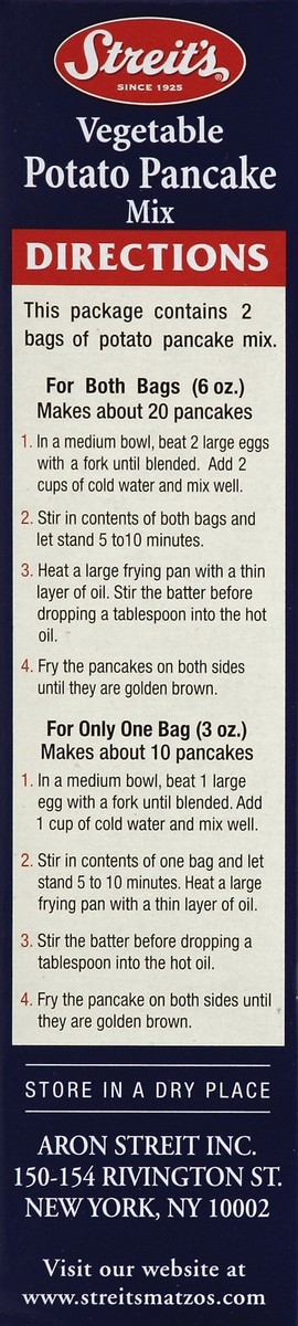 slide 4 of 4, Streit's Potato Pancake Mix 6 oz, 6 oz