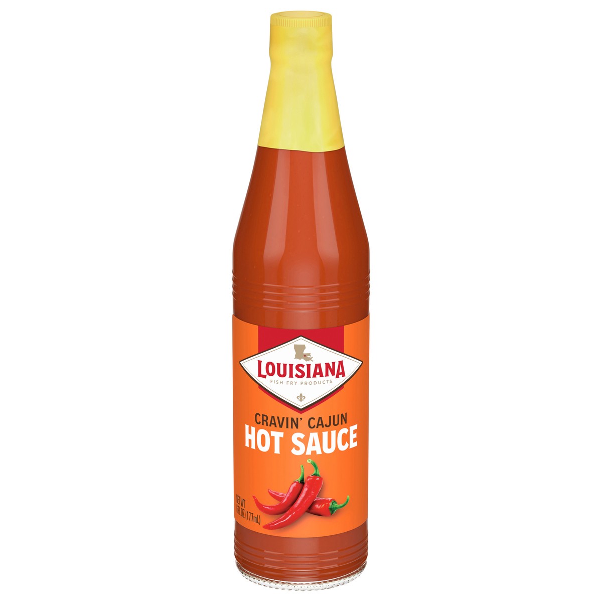 slide 8 of 13, Louisiana Fish Fry Products Cravin Cajun Hot Sauce 6 fl oz, 6 fl oz