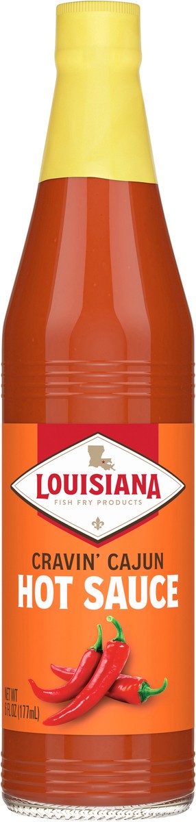 slide 5 of 13, Louisiana Fish Fry Products Cravin Cajun Hot Sauce 6 fl oz, 6 fl oz