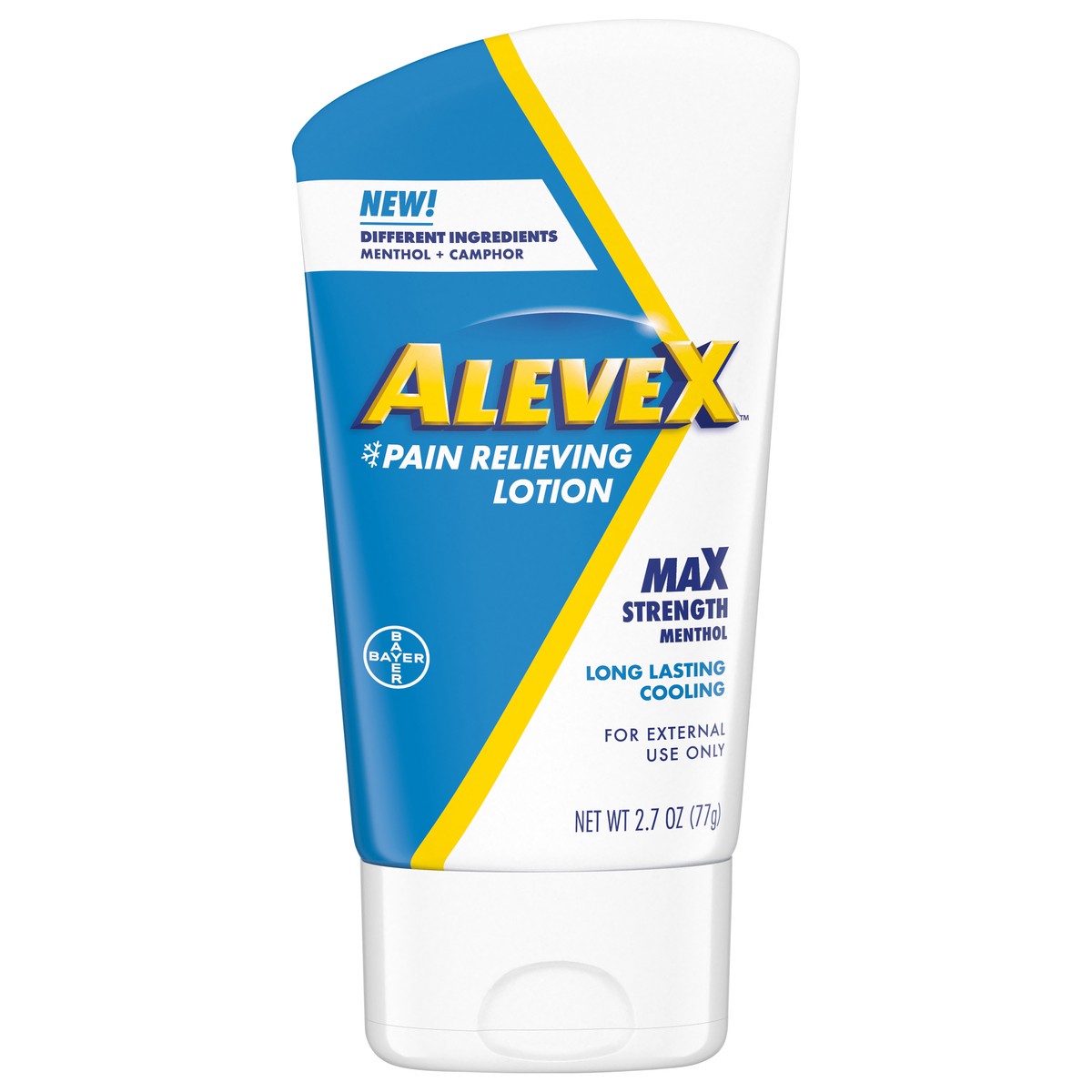 slide 2 of 8, Alevex Max Strength Menthol Pain Relieving Lotion 2.7 oz Tube, 2.7 oz