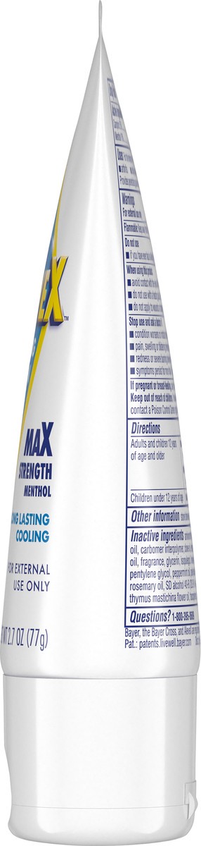 slide 7 of 8, Alevex Max Strength Menthol Pain Relieving Lotion 2.7 oz Tube, 2.7 oz