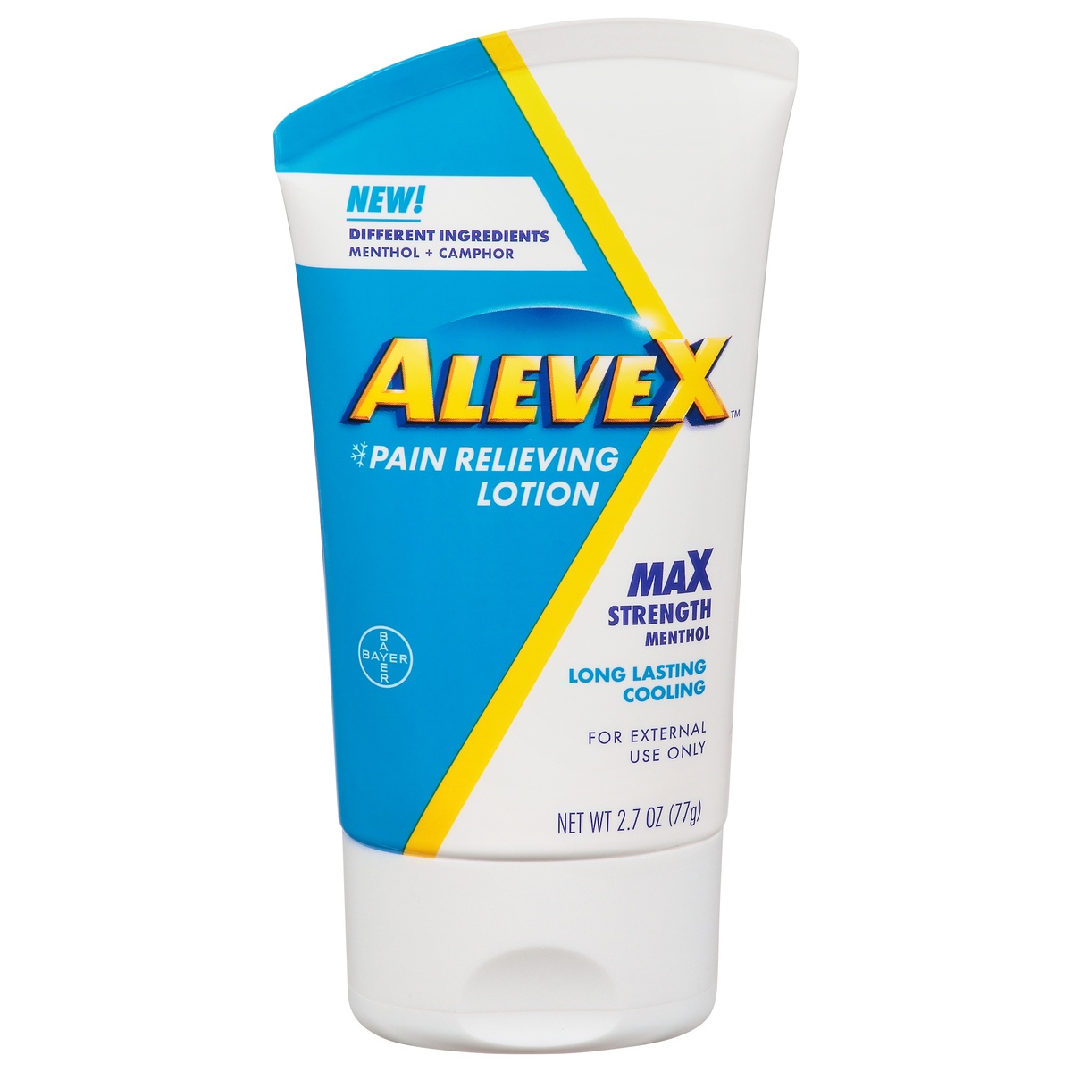 slide 1 of 1, AleveX Pain Relieving Lotion, Max Strength, Menthol, 2.7 oz