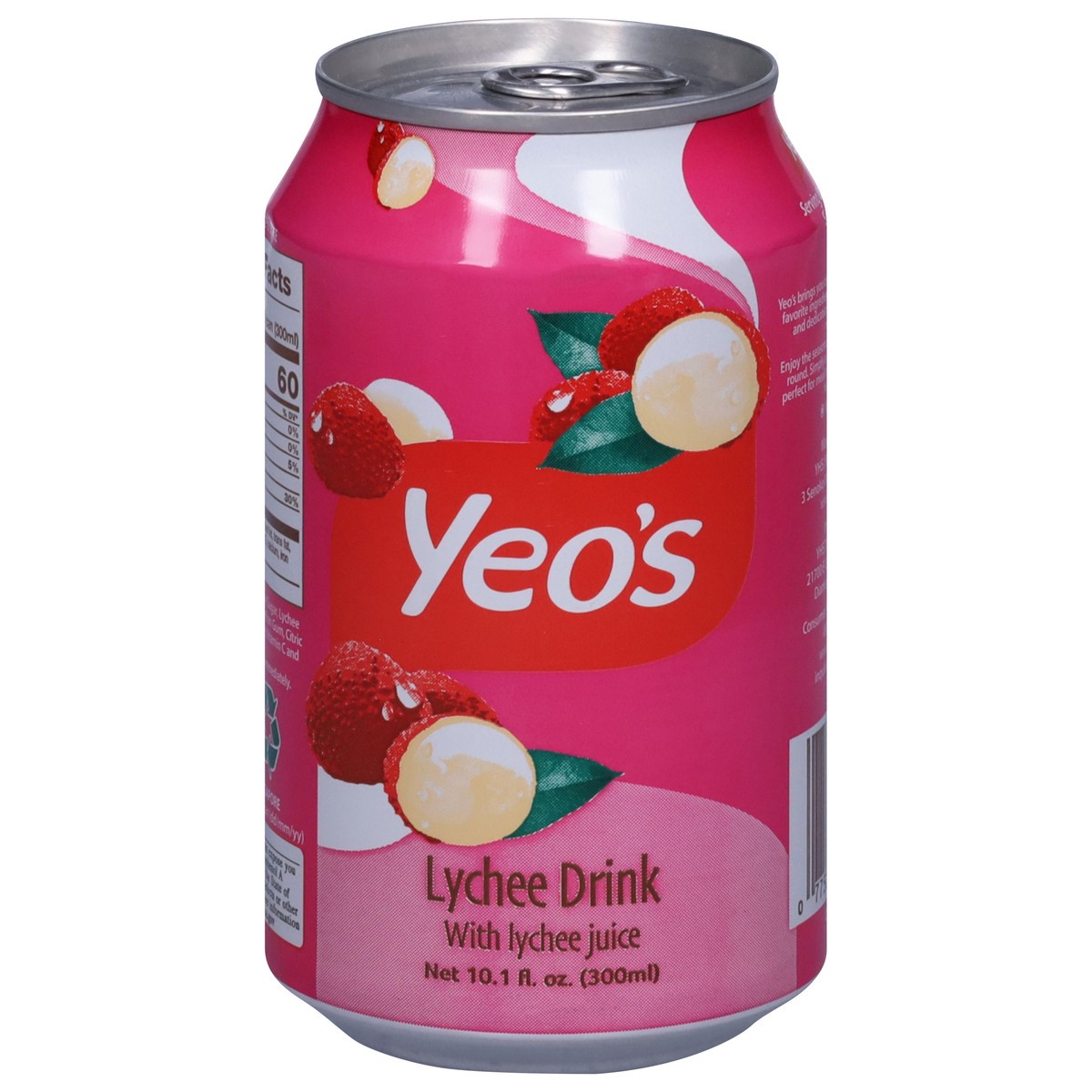 slide 1 of 6, Yeo's Lychee Drink 10.1 fl oz, 10 fl oz