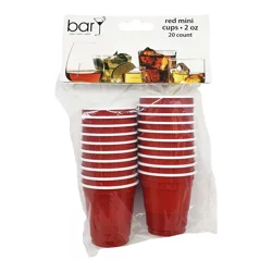Bary3 Red Mini Cups 2 oz 20 pk