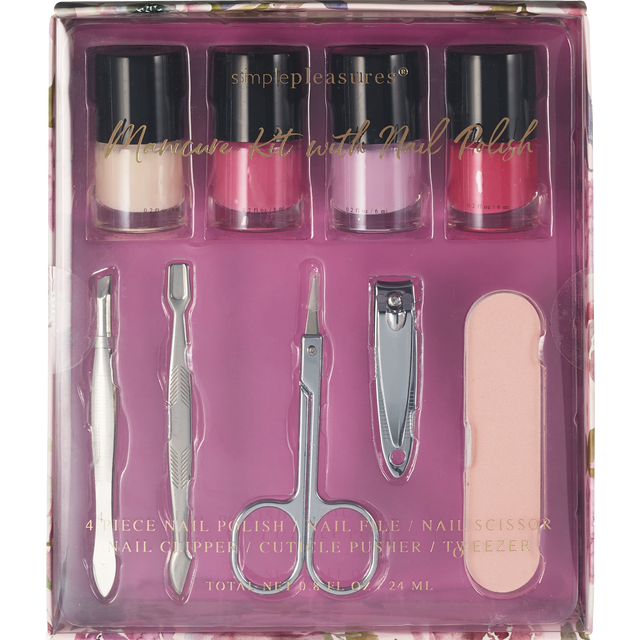 slide 1 of 1, 4Pc Nail Polish W Manicure Tools, 1 ct