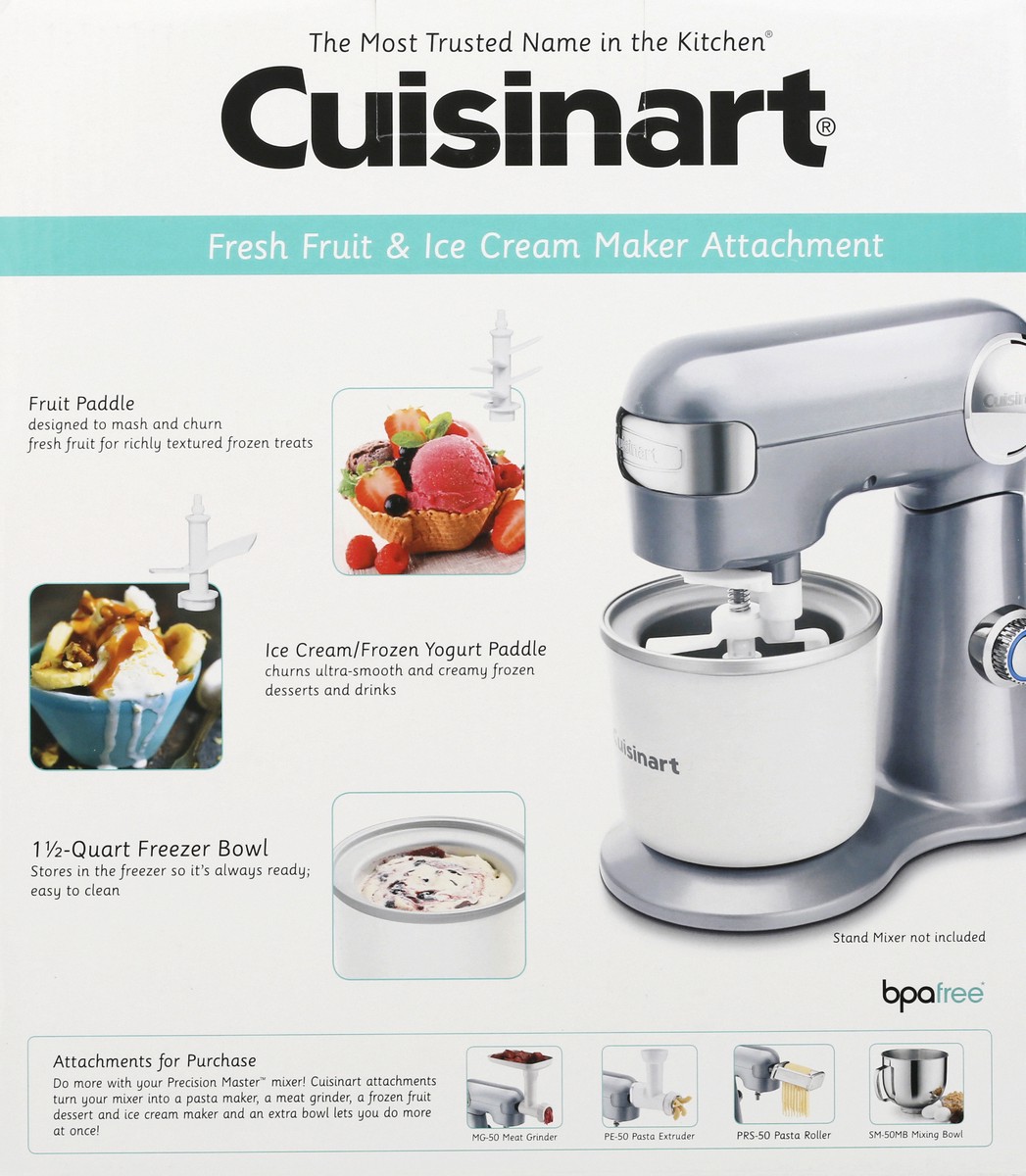 slide 9 of 9, Cuisinart Fresh Fruit & Ice Cream Maker Attachment 1 ea, 1 ct