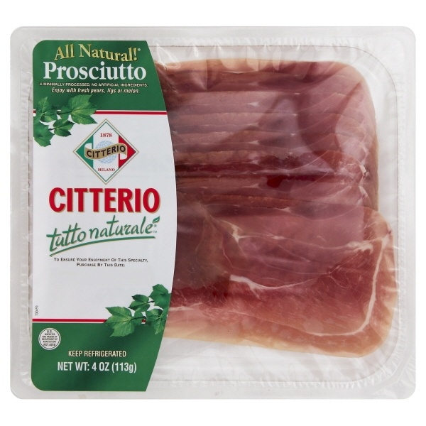 slide 1 of 1, Citterio Fresco Prosciutto Pre-Sliced Package, 4 oz