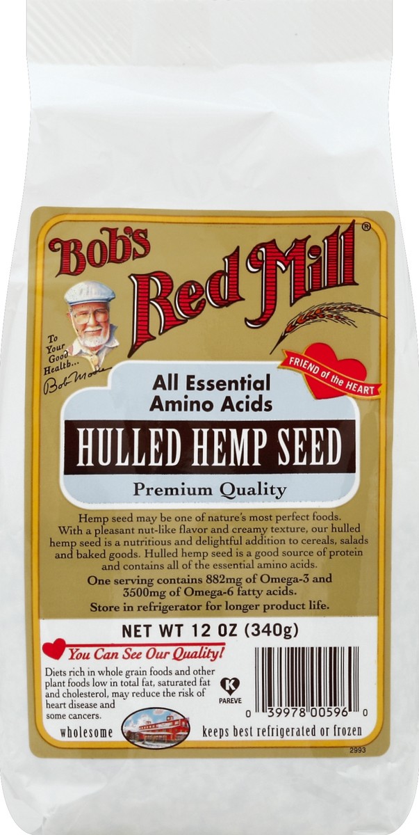 slide 4 of 5, Bob's Red Mill Hemp Seed 12 oz, 12 oz