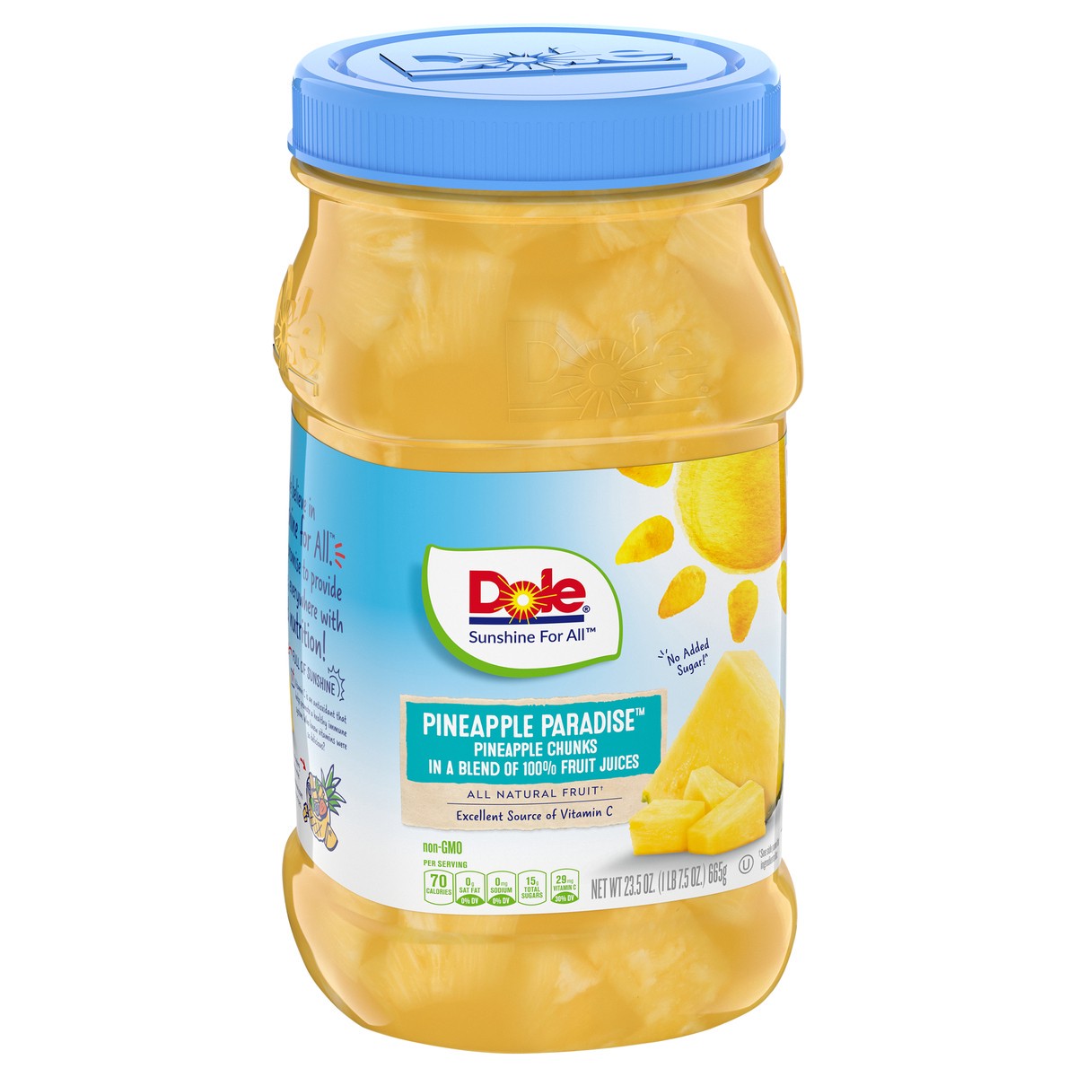 slide 6 of 11, Dole Pineapple Chunks, 23.5 oz