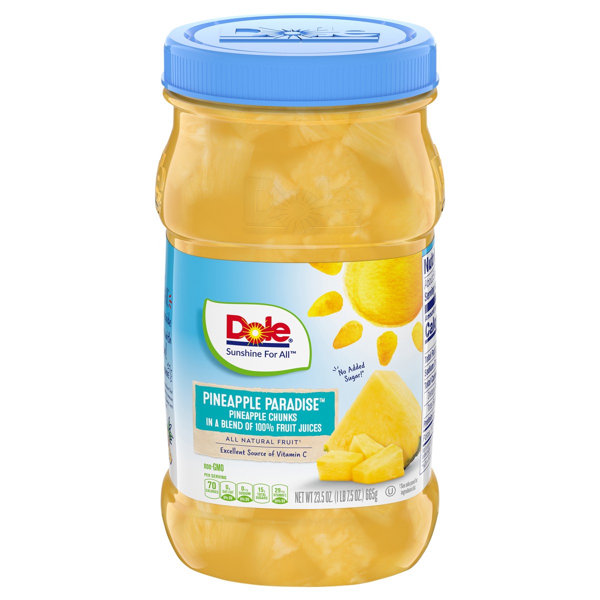 slide 1 of 11, Dole Pineapple Chunks, 23.5 oz