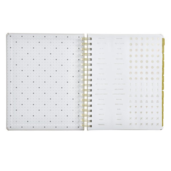 slide 3 of 4, Russell & Hazel 2026 Russell & Hazel Weekly Planner, 8"" x 9-1/2"", Dew, January To December, 105862, 1 ct