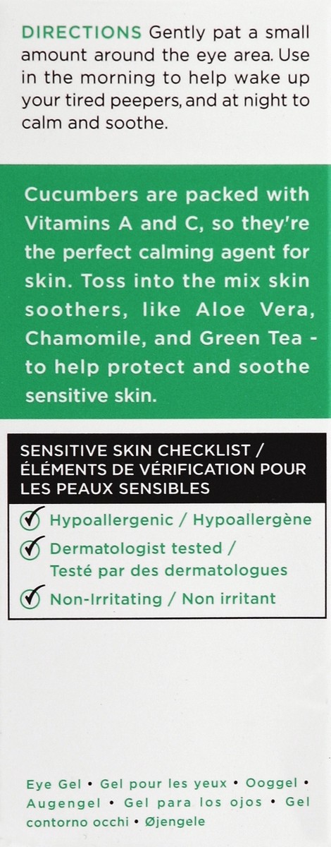 slide 3 of 5, Yes to Soothing Eye Gel Cucumber, 1 oz