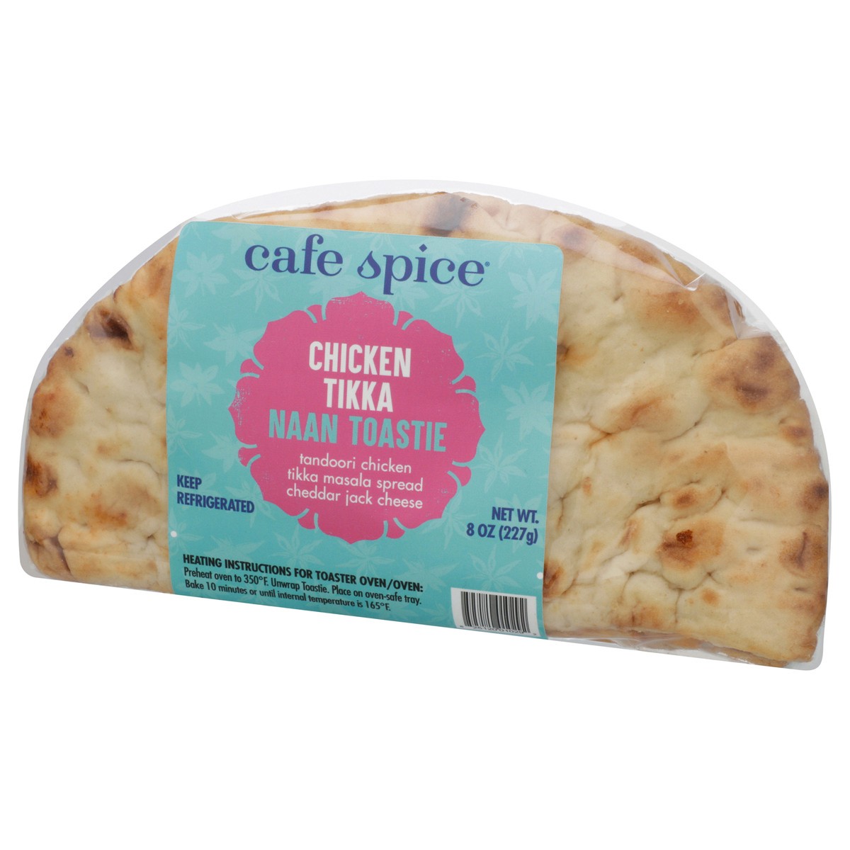slide 13 of 13, Café Spice Cafe Spice Chicken Tikka Naan Toastie, 8 oz