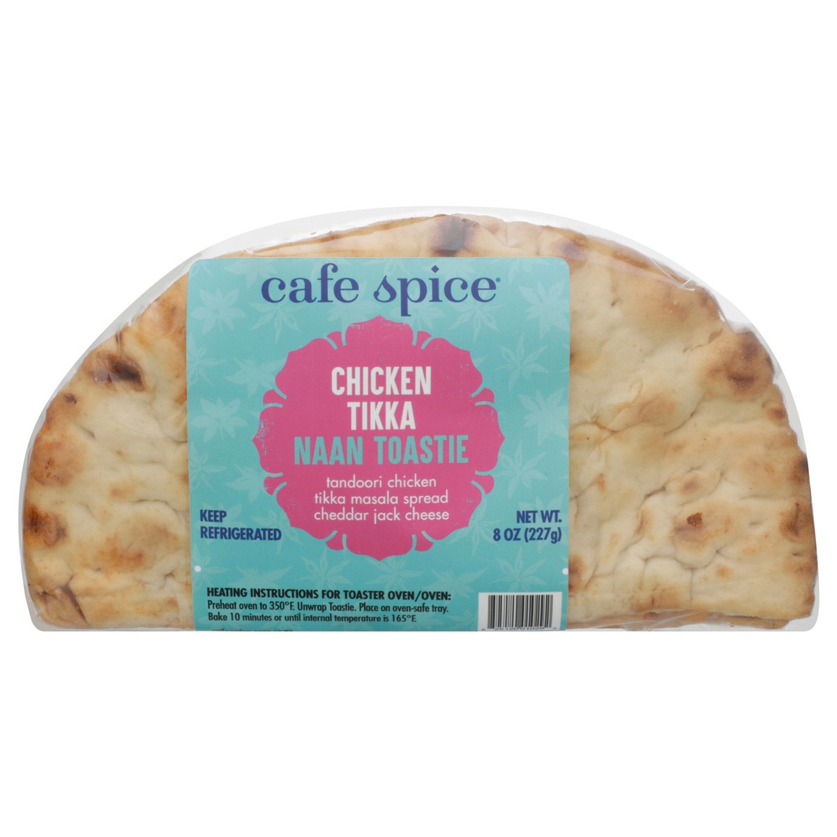 slide 9 of 13, Café Spice Cafe Spice Chicken Tikka Naan Toastie, 8 oz