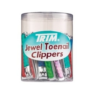 slide 1 of 1, Trim Jewel Toe Nail Clippers, 1 ct