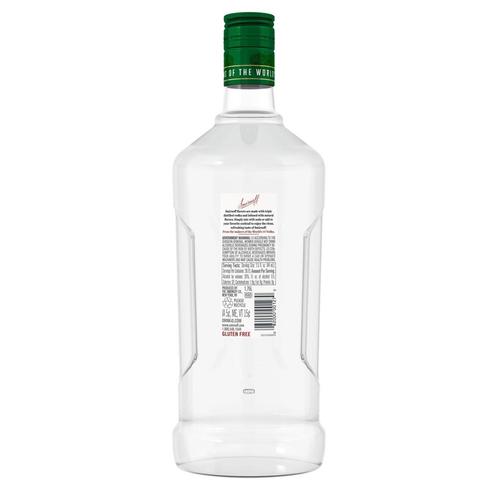 slide 3 of 5, Smirnoff Watermelon (Vodka Infused With Natural Flavors), 1.75 L, 1.75 liter