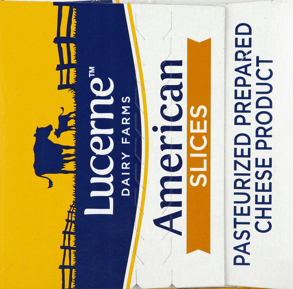 slide 3 of 4, Lucerne Dairy Farms Cheese Slices Pasteurized Prepared American, 72 ct; 0.67 oz