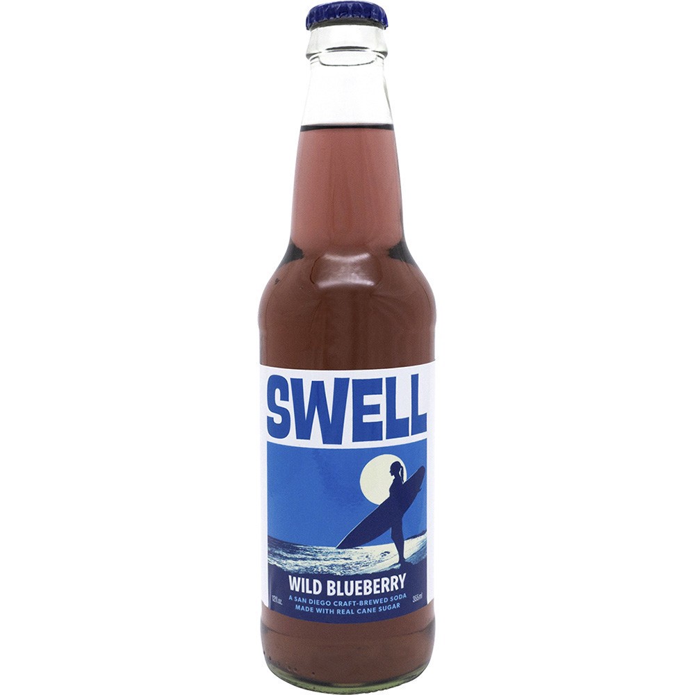 slide 1 of 1, Swell Soda Wild Blueberry, 4 ct; 12 oz