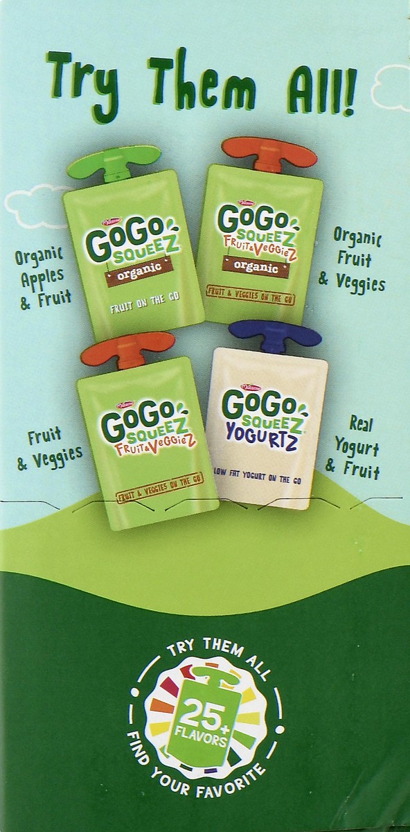 slide 8 of 9, GoGo squeeZ Apple & Gimme Five Snack Pouches Variety Pack, 12 ct; 3.2 oz