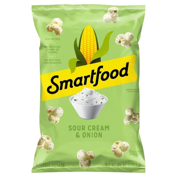 slide 1 of 1, Smartfood Sour Cream And Onion Popcorn, 6.25 oz