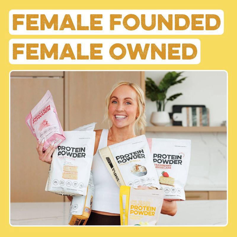 slide 3 of 8, Clean Simple Eats Clear Protein Pineapple Passion, 19.5 oz