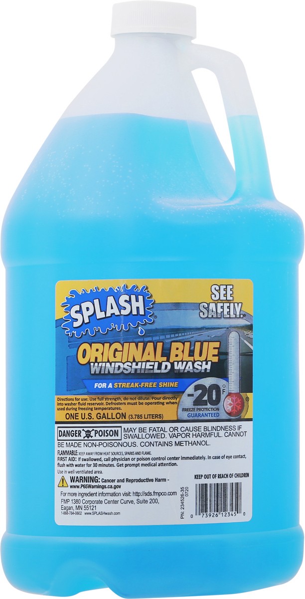 slide 5 of 12, Splash Windshield Wash, Original Blue, See Safely, 1 gal