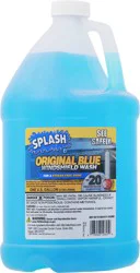 Splash Windshield Wash, Original Blue, See Safely