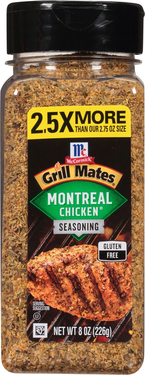 slide 8 of 10, McCormick Grill Mates Montreal Chicken Seasoning, 8 oz, 8 oz