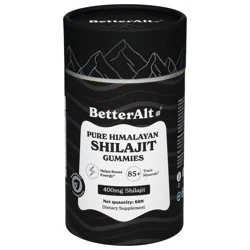 BetterAlt Pure Himalayan Shilajit 60 Gummies