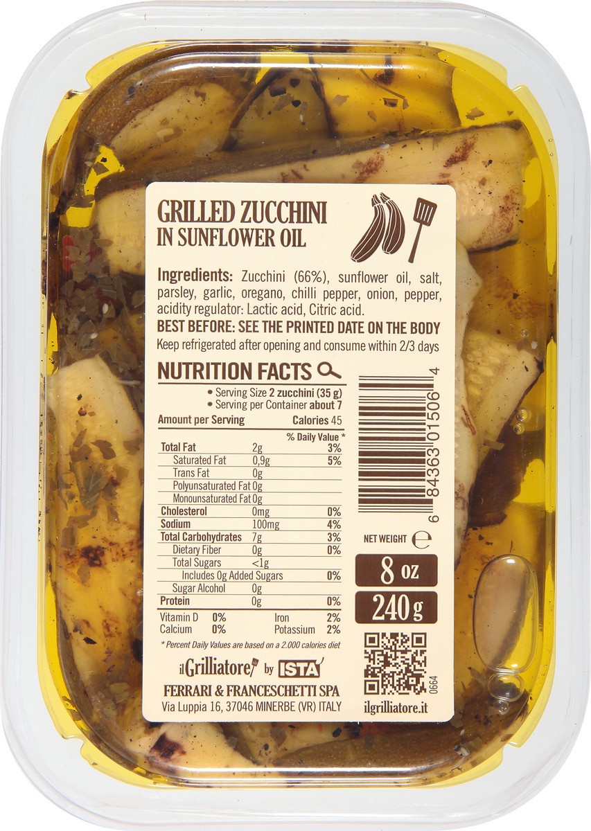 slide 4 of 12, il Grilliatore Zucchini, 8 fl oz