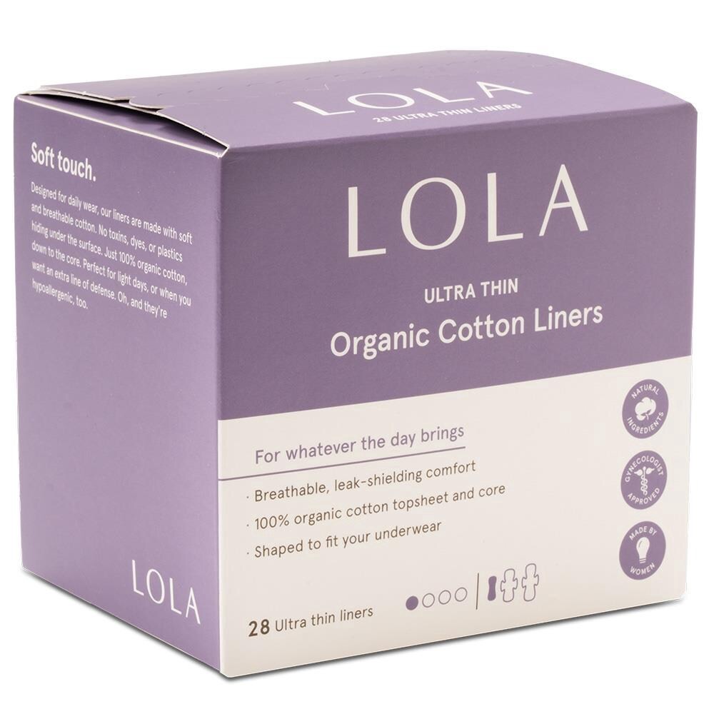slide 3 of 6, LOLA Ultra Thin Liners, 28 ct