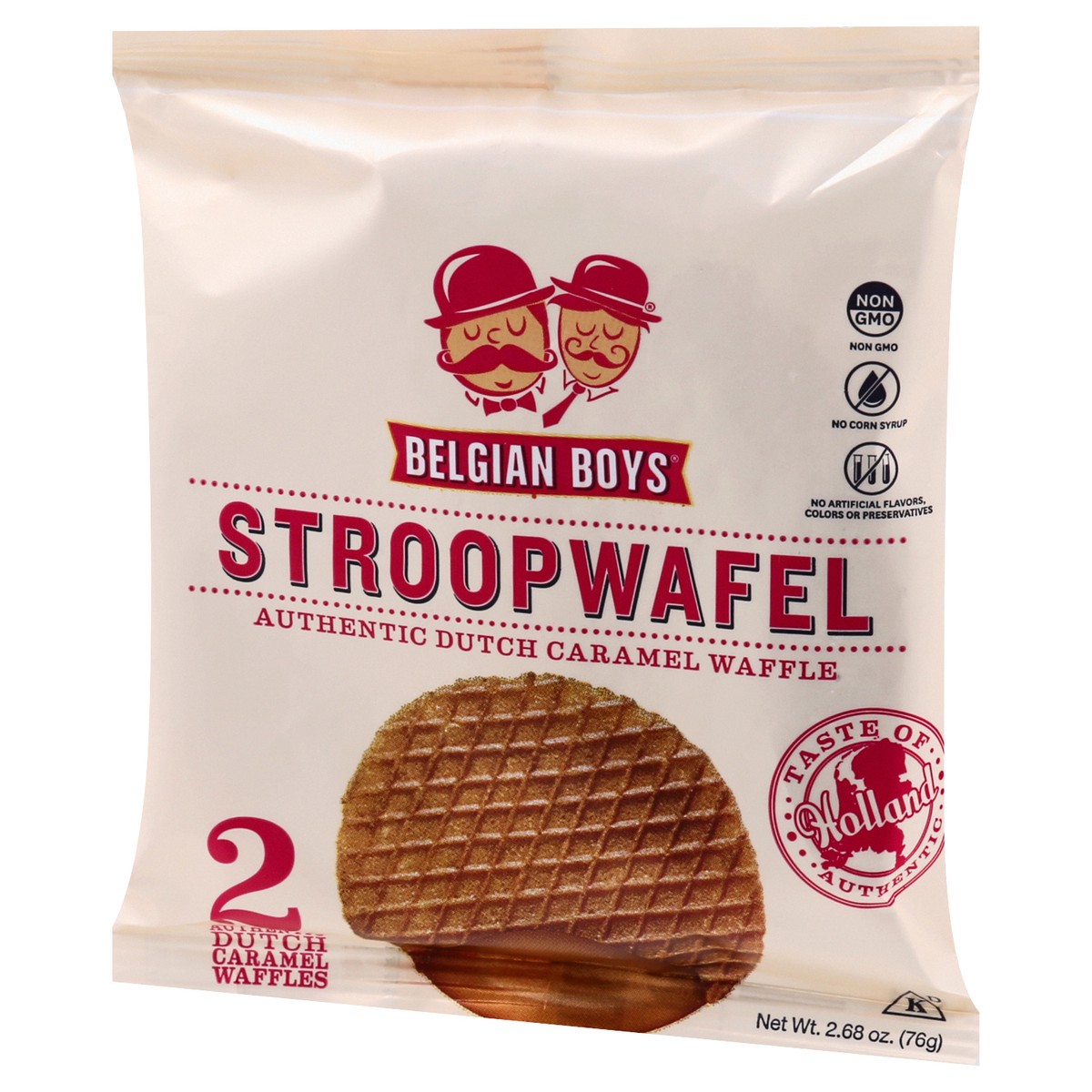 slide 5 of 10, Belgian Boys Stroopwafel, 2 ct