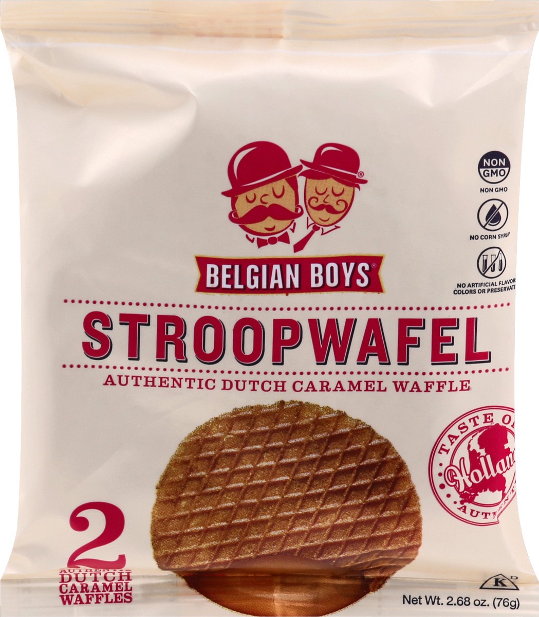 slide 10 of 10, Belgian Boys Stroopwafel, 2 ct