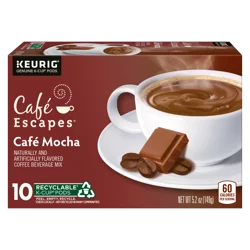 Café Escapes Mocha, 10 count