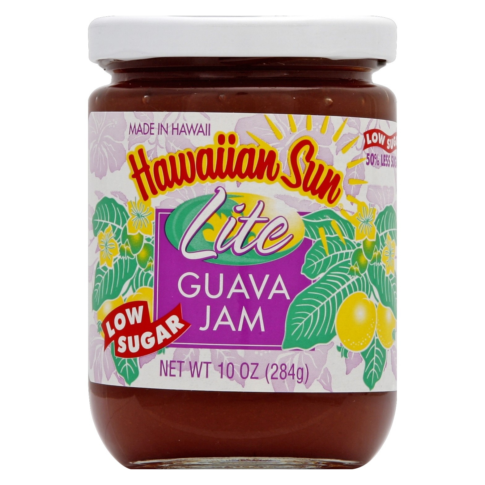 slide 1 of 1, Hawaiian Sun Jam Lite Guava, 10 oz
