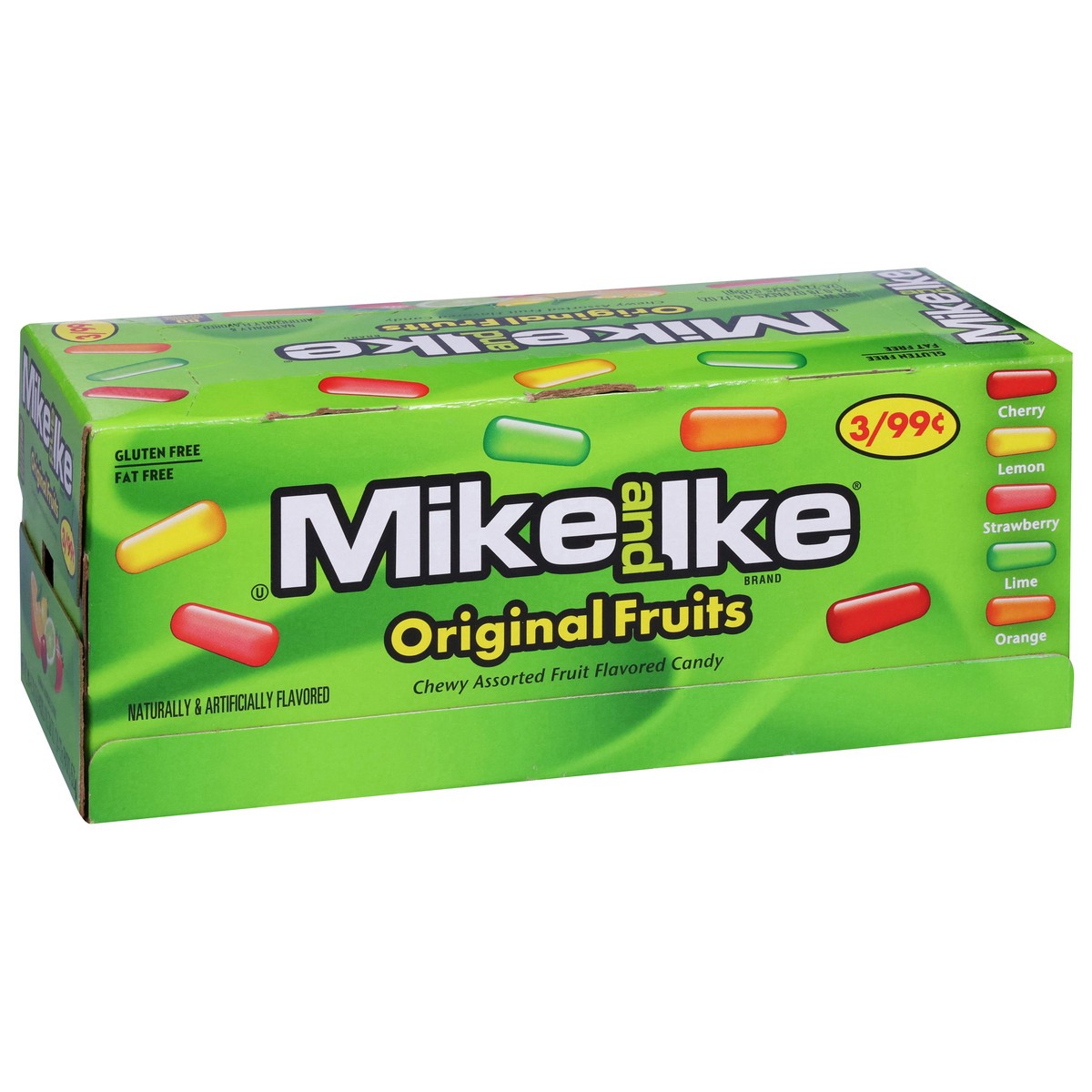slide 9 of 14, MIKE AND IKE Original Fruits Candy 24 - 0.78 oz Packs, 24 ct