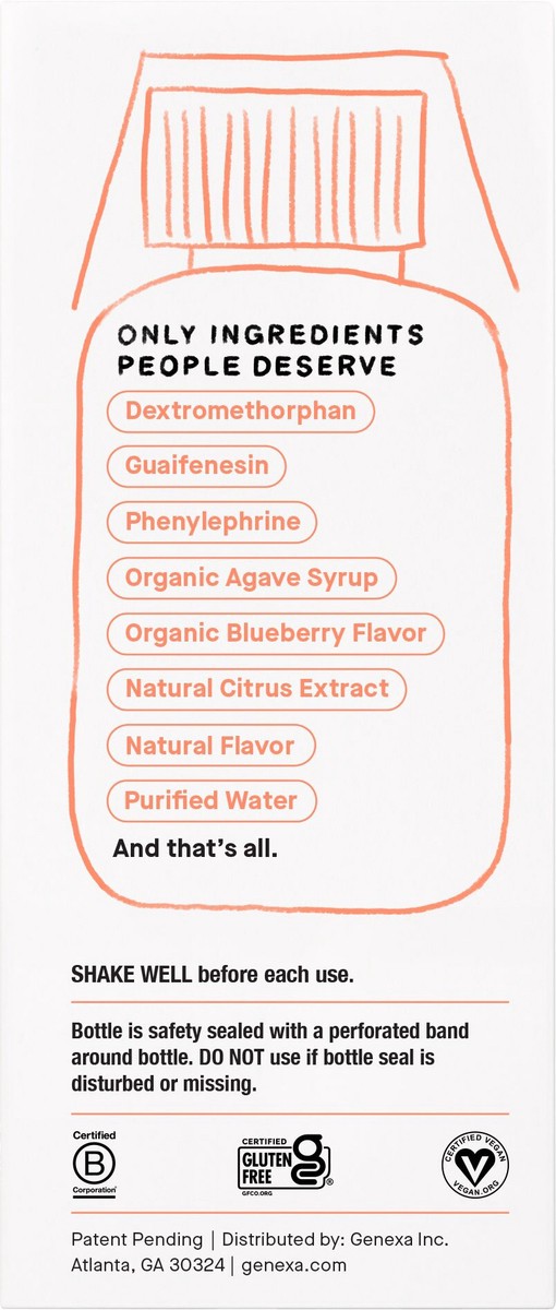 slide 8 of 10, Genexa Children's Multi-Symptom Cold Medicine Cold & Stuffy Nose 4 FO, 4 fl oz