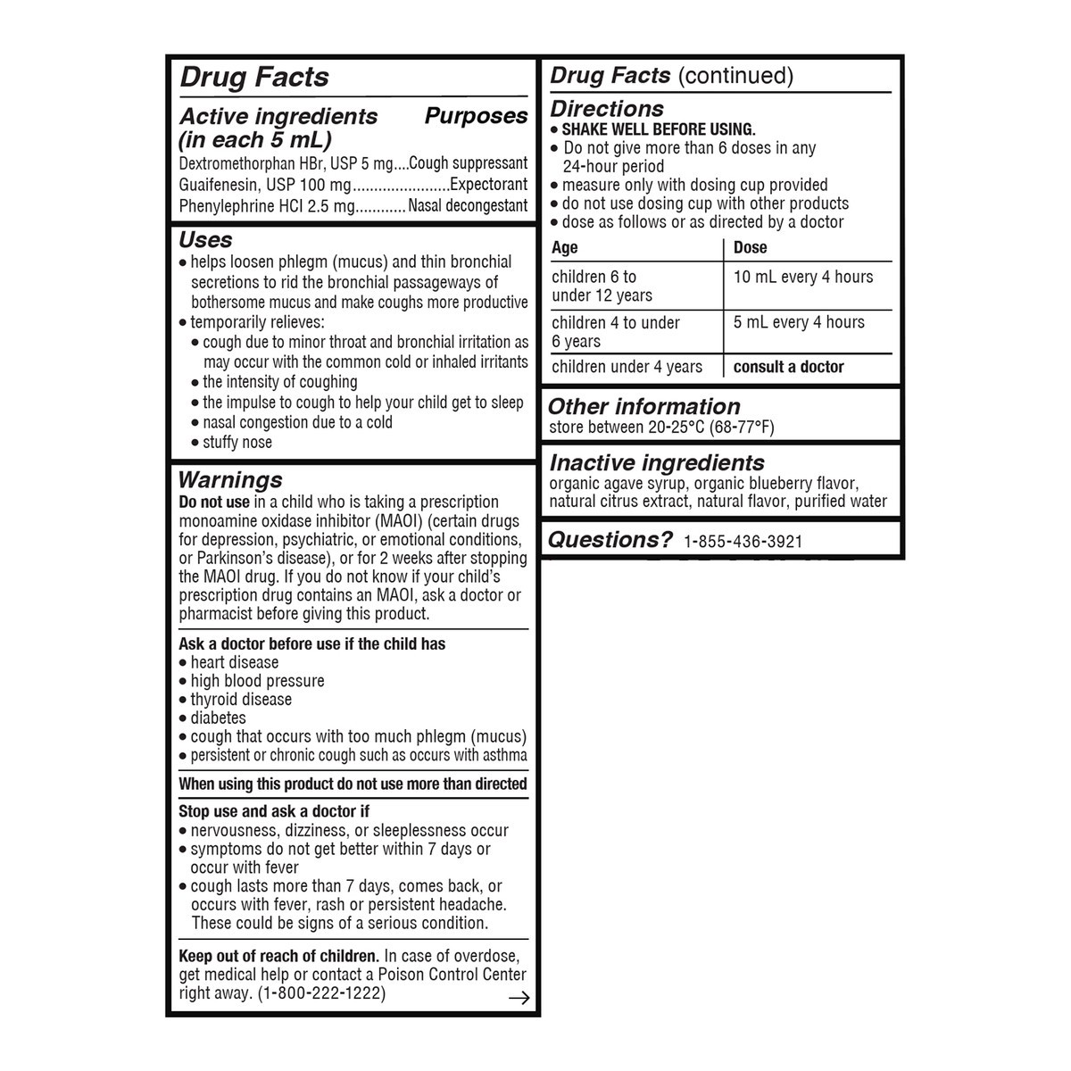slide 2 of 10, Genexa Children's Multi-Symptom Cold Medicine Cold & Stuffy Nose 4 FO, 4 fl oz