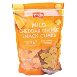 Weis Quality Mild Cheddar Cheese Cheese Snack Cubes