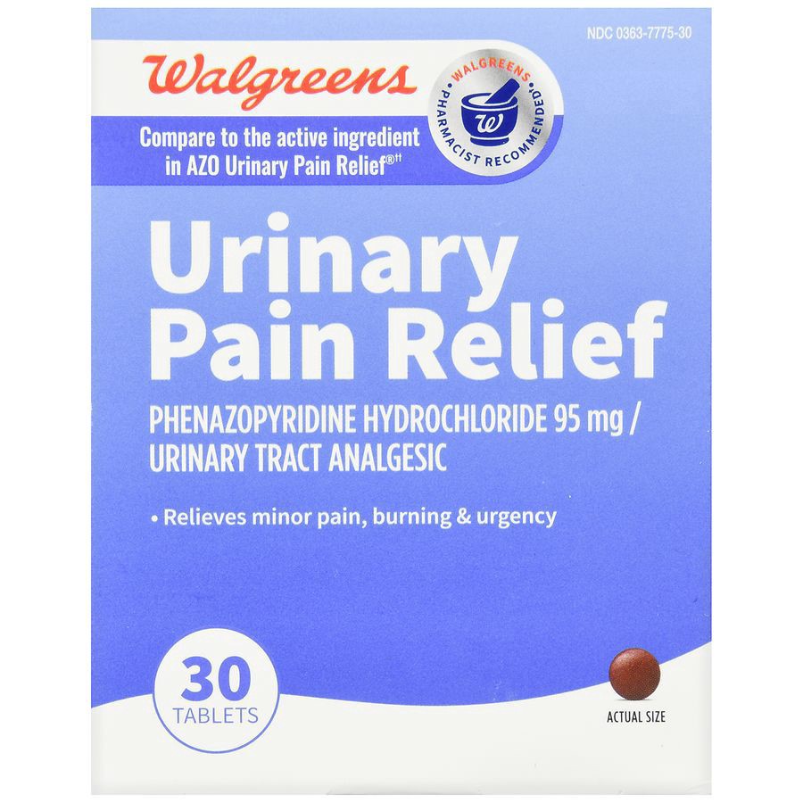 slide 4 of 5, Walgreens Urinary Pain Relief, 30 ct