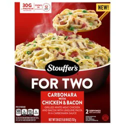 Stouffer's For Two Carbonara with Chicken & Bacon 26 oz