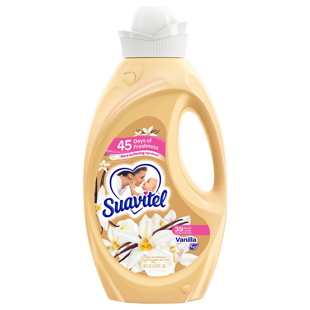 slide 3 of 11, Suavitel Fabric Conditioner Liquid Hvnlyvanilla(39 Sm Loads), 46 oz