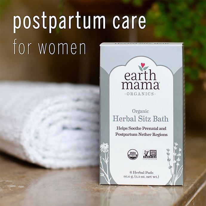 slide 5 of 5, Earth Mama Angel Baby Postpartum Bath Herbs, 6 ct