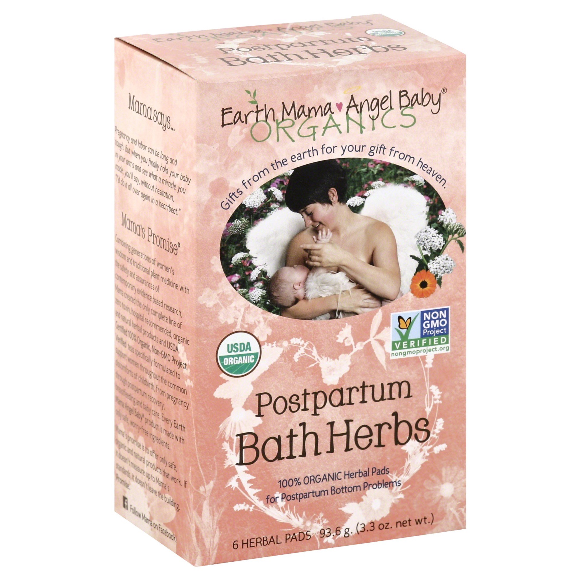 slide 1 of 5, Earth Mama Angel Baby Postpartum Bath Herbs, 6 ct
