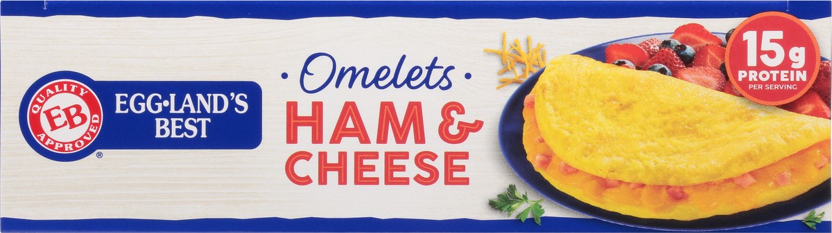 slide 4 of 9, Egglands Best Eggland's Best Ham & Cheese Frozen Omelet, 7.8 oz