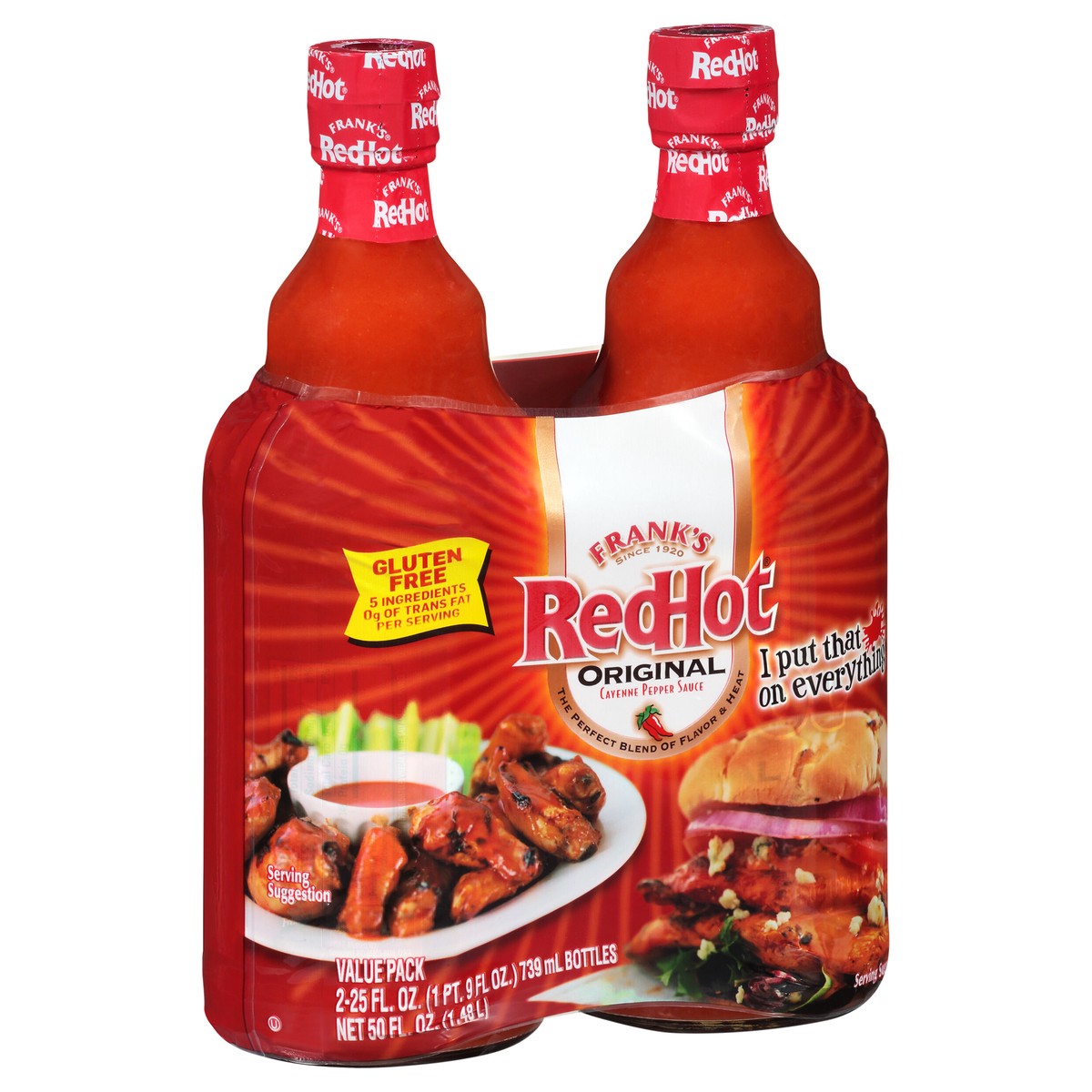 slide 3 of 13, Frank's RedHot Hot Sauce - Twin Pack, 