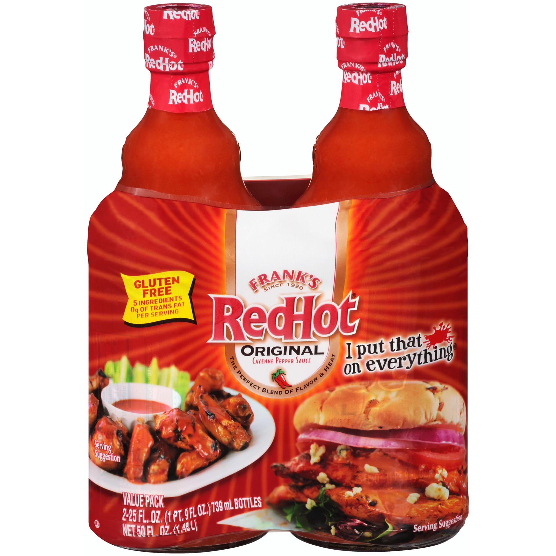 Frank's RedHot Original Cayenne Pepper Hot Wing Sauce - Shop Hot Sauce at  H-E-B