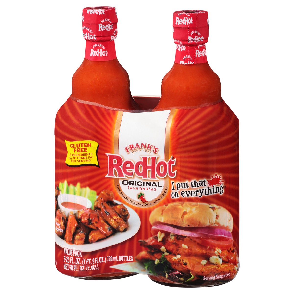 slide 9 of 13, Frank's RedHot Hot Sauce - Twin Pack, 